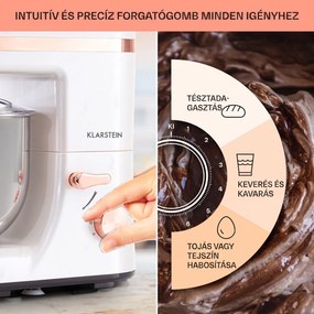 Klarstein Bella Elegance, konyhai robotgép, 1800 W, 1,7 PS, 6 fokozat, 5 L