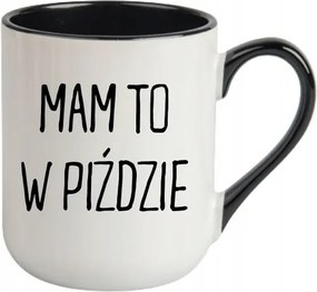 Fehér Bögre Fekete Cofee Vicces Ajándék Van Pi****