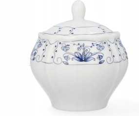 Lubiana Maria Cukortartó 300 ml-es Porcelán Fedővel Kaszub Minta