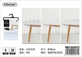 Átlátszó Abrosz Pvc mintával 90cm