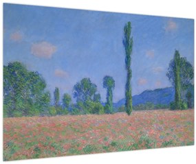 Kép - Claude Monet, Poppy Field (Giverny), reprodukciók (90x60 cm)