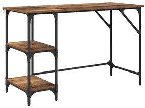 vidaXL Asztal Öreg fa 120 x 50 x 75 cm Faanyag