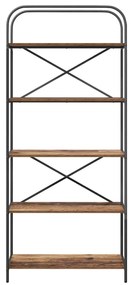 Könyvespolc Régi fa 80 x 30 x 183 cm Faanyag