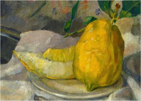 Kép - French 19th Century, Melon and Lemon, reprodukciók (70x50 cm)