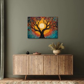 Kép - Nap az élet fájának koronájában (70x50 cm)