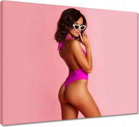 VĂĄszonkĂ©p 50x40 RĂłzsaszĂn monokini jelmez