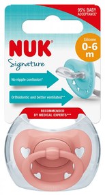 Baba cumi  NUK Signature 0-6h barack színű, vel. 0-6 h