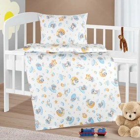 Bellatex Gyermek pamut ágynemő Agáta Koala, hold,90 x 135 cm, 45 x 60 cm