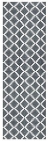 Elegance szürke futószőnyeg, 50 x 150 cm - Zala Living