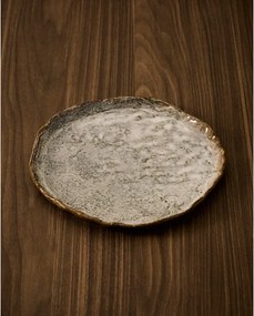 Szürke kerámia tányér ø 26 cm Alenia – Kave Home