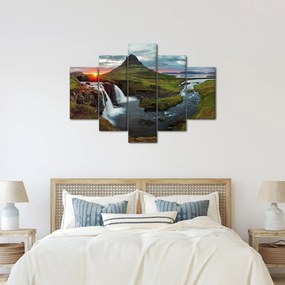 Kép - Kirkjufell naplementében (150x105 cm)
