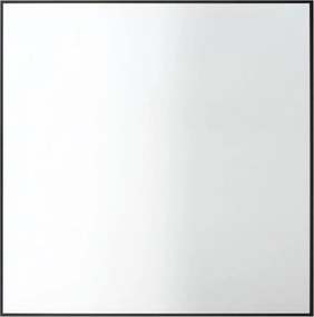 by Lassen View Négyzet alakú fali tükör 70 x 70 cm Fekete Fém keret