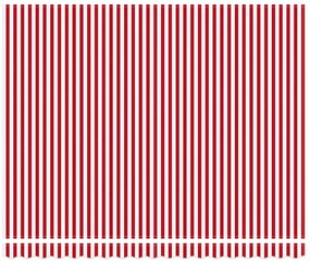 Behúzható napellenző Piros és fehér csíkos 400x300 cm szövet