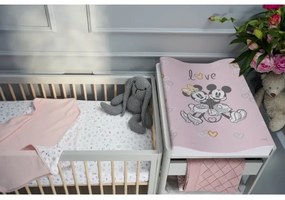 CebaBaby - Pelenkázó lap kétoldalú COSY DISNEY 50x70 cm rózsaszín