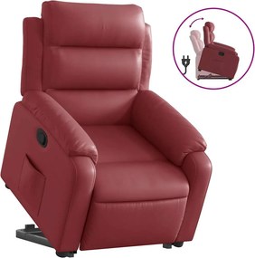 vidaXL bordó műbőr álló dönthetőfotel