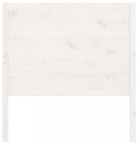 fehér tömör fenyőfa fejtámla 106 x 4 x 100 cm