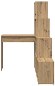 Sarokíróasztal kézműves tölgy 101,5 x 149,5 x 149,5 cm Faanyag