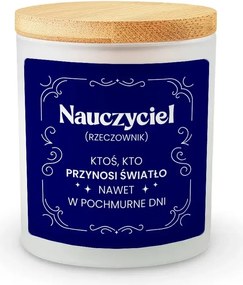 Tanár valaki, aki fényt hoz Gyertya ajándék tanárnak