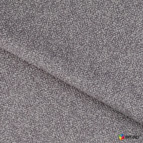 Szürke kárpitozott ágyneműtartós franciaágy ágyráccsal 140x200 cm Pointt – ELTAP