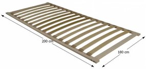 Lemezes ágyrács 200x180 cm Flex 3-zónás. 752077