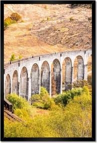 Poszterek keretben 40x60 Vasút Vonatok Sínek