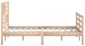 tömör fa ágykeret matrac nélkül 140 x 200 cm