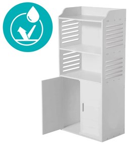 Kis méretű fürdőszobai szekrény, fehér