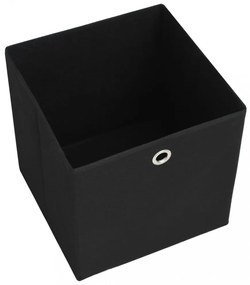 10 db fekete nem szőtt szövet tárolódoboz 28 x 28 x 28 cm