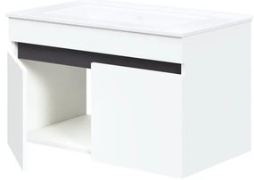 Puresa mosdó alatti szekrény 80 cm, fehér