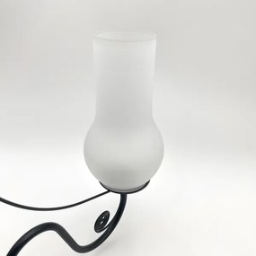 Brilagi - LED Csillár láncon COTTAGE 5xE14/40W/230V fekete/fehér