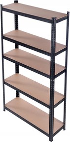 Fém Garázs Tárolószekrény 5 Szintes 180x90x30cm 875KG