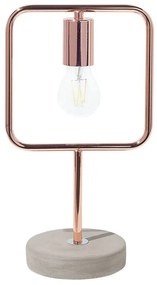 Rézszínű fém asztali lámpa 37 cm MUNDO Beliani