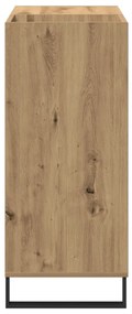 Lemez szekrény Régi fa 84.5x38x90 cm Műanyag fa