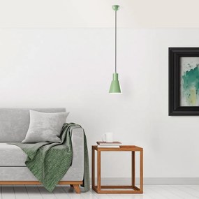 Konikkem Mint menta fém függőlámpa, Ø14 cm