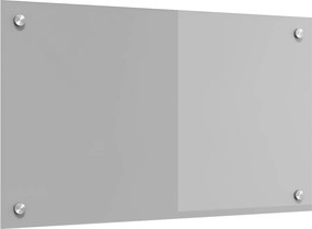 vidaXL Konyhai splashback Világosszürke 70 x 40 cm edzett üveg