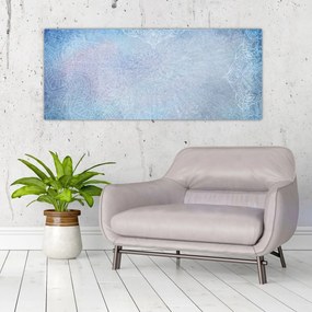 Kép - Mandalák kékszínben (120x50 cm)