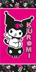 Hello Kitty Kuromi Rebel fürdőlepedő, strand törölköző 70x140 cm (Fast Dry)