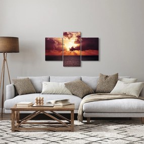 A nap képe a felhők mögött (90x60 cm)