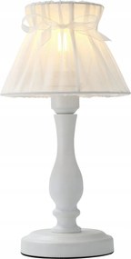 Candellux Asztali lámpa Zefir 1xE14 Fehér Fém/Szövet IP20