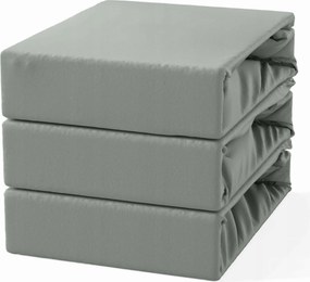 Gumis lepedő 140x200 Frottír Szürke Acél