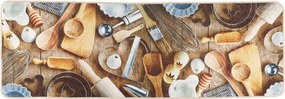 vidaXL többszínű mosható csúszásgátló konyhaszőnyeg 60 x 180 cm
