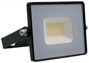 LED reflektor , 50 Watt , Ultra Slim , hideg fehér , E-series , fekete