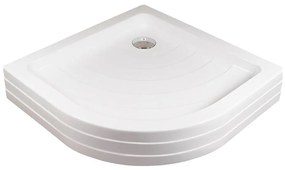 Ravak A204001120 - RONDA negyedkörű zuhanytálca 80×80 cm, fehér