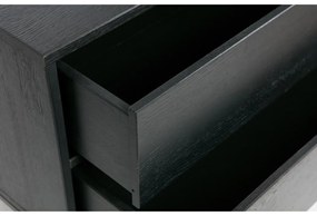 Fekete kőrisfa TV-állvány 180x61x44 cm Silas – WOOOD