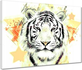 Vászonkép 40x30 Tigrisfej
