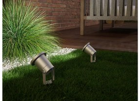 Lámpa Kerti lámpatest DIEGO, GU10, MAX. 35W, IP65, AC220-240V, 50/60Hz, aluminium, szürke