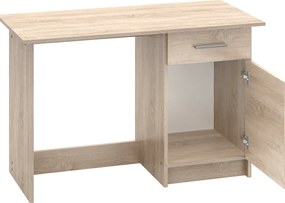 Univerzális PC asztal, sonoma tölgy, SIRISS NEW