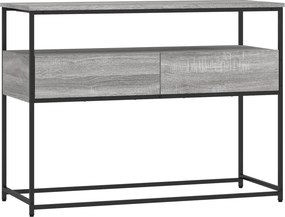 vidaXL szürke sonoma szerelt fa tálalóasztal 100x40x75 cm