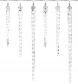 DekorĂĄciĂłs vilĂĄgĂtĂĄs x6 jĂ©gcsap IP44 160 Led 2m hideg fehĂ©r DCPC06 Emos