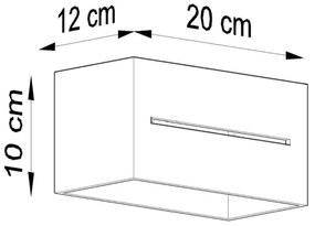 Fali lámpa LOBO 2xG9/40W/230V fehér
